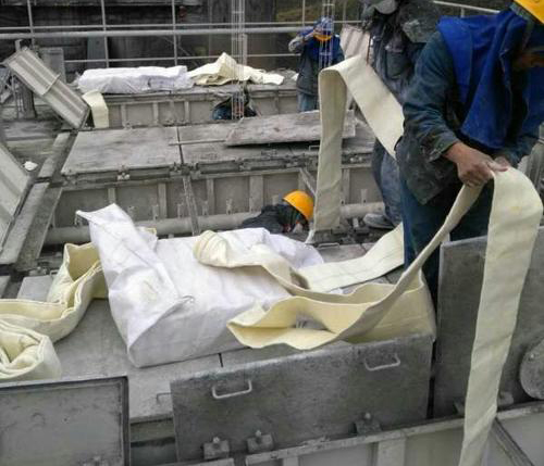 大量回收煉鋼廠廢舊布袋，熱電廠廢舊布袋