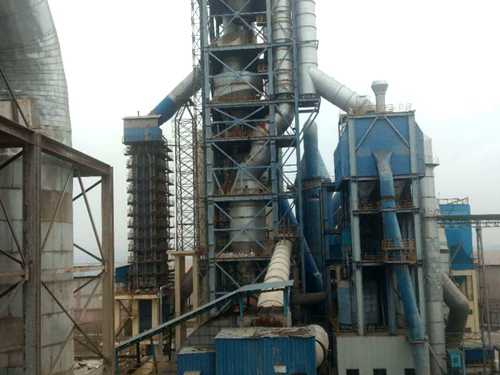 山東蓬萊水泥廠電除塵器改造布袋除塵器現(xiàn)場(chǎng)施工圖